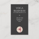 Recherche de posture cartes visite Yogi