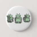 Search for cute robot buttons Illustration