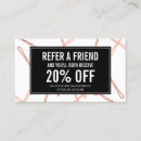 Search for hairdresser referral cards Salon