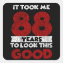 Search for eighty eight stickers Birthday
