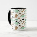Search for cute green dinosaur mugs Children