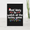 Search for hockey christmas cards Player