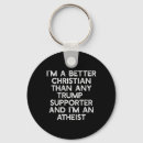 Search for anti christian keychains Political