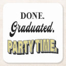Search for graduation coasters Typography
