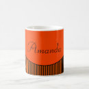 Search for black and orange mugs Striped