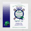 Search for baseball player birthday invitations Sports