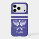 Search for tennis players iphone cases Blue