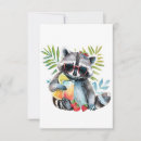 Recherche de racoons vœux cartes Été