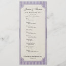 Search for lilac wedding programs Ceremony