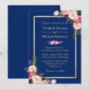 Search for royal blue and pink wedding invitations Navy
