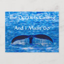 Recherche de mer profonde cartes postales Baleine