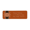 Search for harvest return address labels Pumpkin