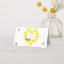 Search for bee place cards Baby shower