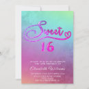 Recherche de cool 16ans anniversaire invitations Élégant
