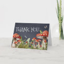 Search for enchanted forest thank you cards Mushroom