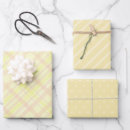 Search for pastel yellow wrapping paper Plaid