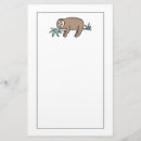 Search for sloth stationery paper Animal