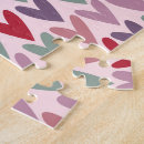 Search for hearts pattern puzzles Abstract