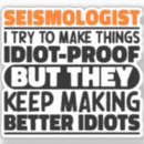 Search for funny geology stickers Scientist