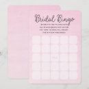 Recherche de douche nuptiale de bingo test invitations Aquarelle