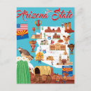 Search for cartoon maps postcards America