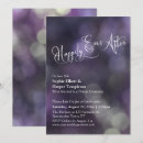 Recherche de lumières de bokeh invitations Violet