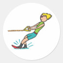 Search for waterskiing stickers Water skier