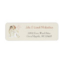 Search for manger return address labels Watercolor