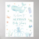 Search for under the sea party posters Whale baby shower