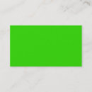 Search for bright lime business cards Green