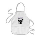 Search for funny panda aprons Kawaii