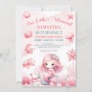 Recherche de little mermaid invitations Été