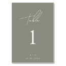 Search for rehearsal dinner table cards Minimalist