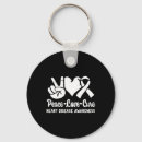 Search for heart disease awareness month keychains Red