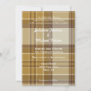 Search for plaid wedding invitations Yellow