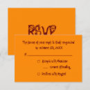 Search for halloween party rsvp cards Orange