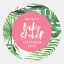 Search for pink gold baby shower stickers Foliage