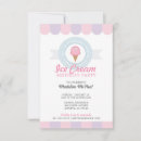Recherche de magasin de crème glacée invitations Rose