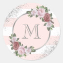 Search for silver monogram stickers Birthday