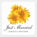 Search for sunflower wedding stickers Yellow flowers