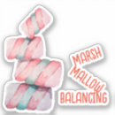 Recherche de marshmallow autocollants Doux