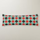 Recherche de rouge noir blanc coussins Géométrique