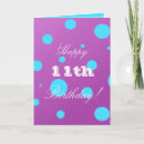 Search for 11th birthday cards Eleventh