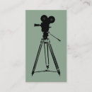 Recherche de cinéaste cartes visite Cameraman