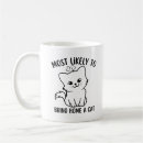Search for funny cat for men mugs Cute