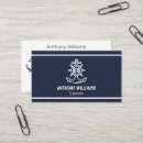 Recherche de capitaine cartes visite Bleu marine