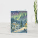 Search for snowy night christmas cards Magical