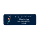 Search for dancing dancer return address labels Dancers