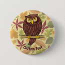 Search for brown owl buttons Cartoon