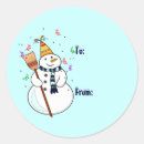 Search for happy winter stickers Frosty